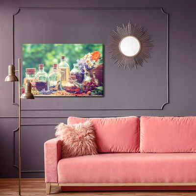 Ljuddämpande tavla - Spice bottles