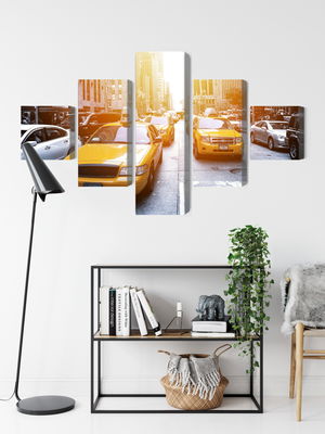 Ljuddämpande tavla - Taxi in the sunshine nyc