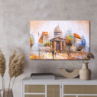 Ljuddämpande tavla - Paris streets as painted