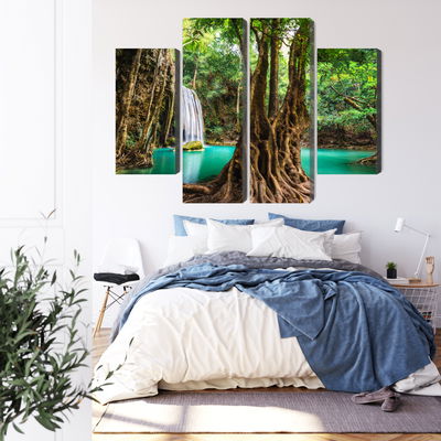 Ljuddämpande tavla - Erawan waterfalls