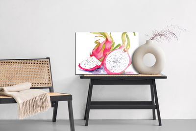 Ljuddämpande tavla - Watercolor dragon fruit