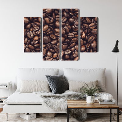 Ljuddämpande tavla - Roasted coffee beans