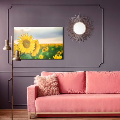 Ljuddämpande tavla - A field of beautiful yellow