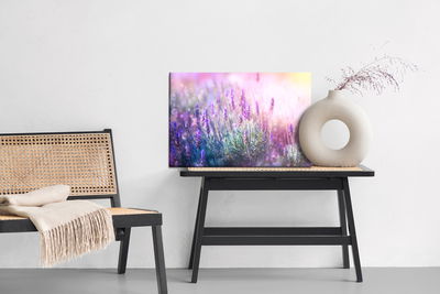 Ljuddämpande tavla - Blooming lavender 3d