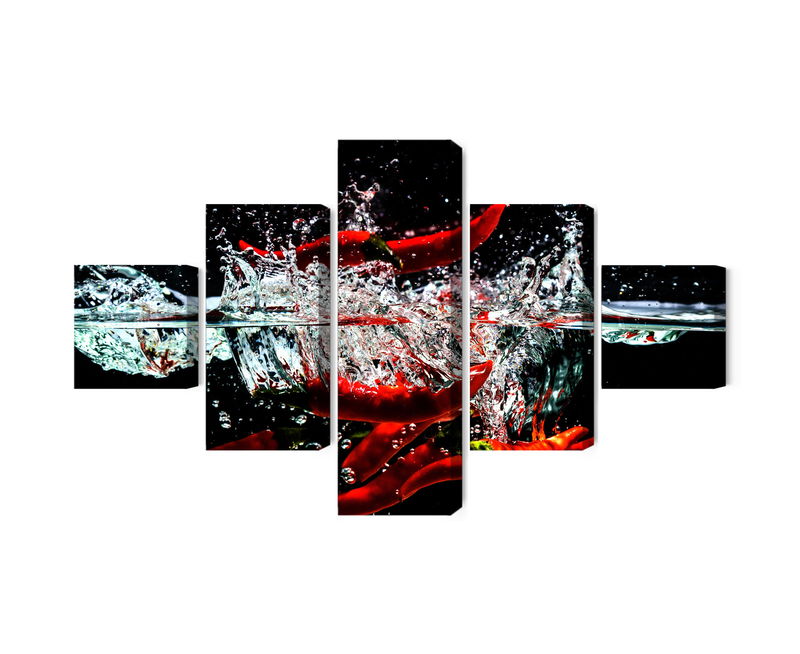 Ljuddämpande tavla - Chili in water