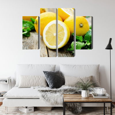 Ljuddämpande tavla - Lemon with mint