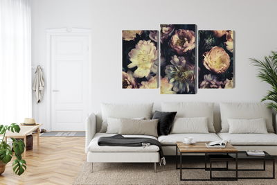 Ljuddämpande tavla - A bouquet of colorful