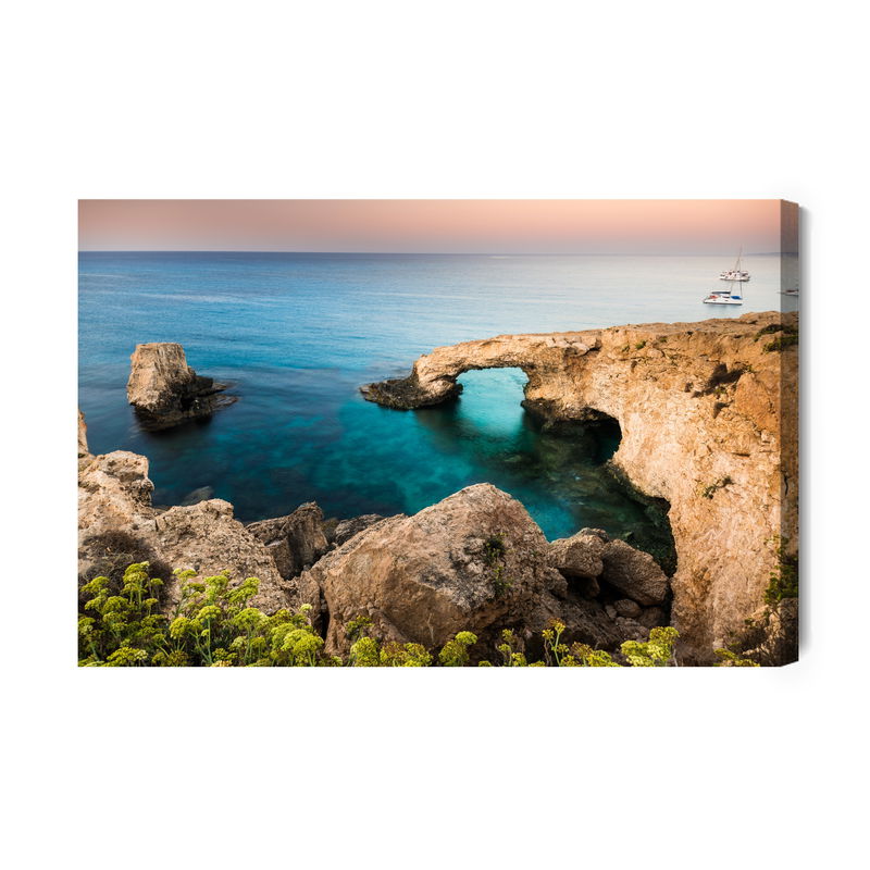 Ljuddämpande tavla - Rock formations by the sea