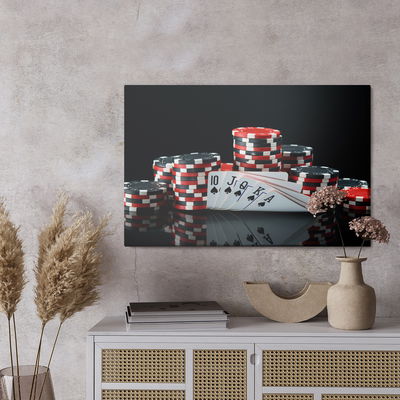 Ljuddämpande tavla - Poker chips