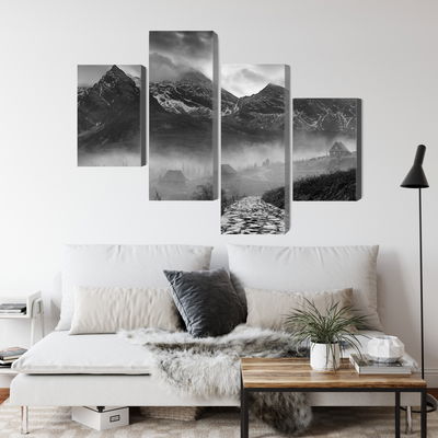 Ljuddämpande tavla - Hala gasienicowa in black