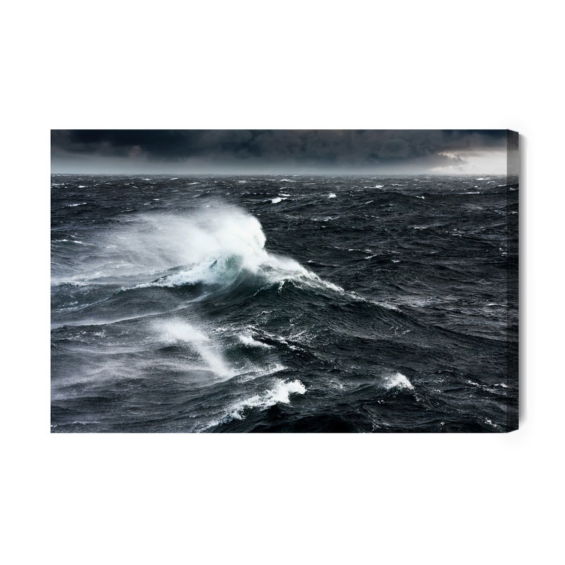 Ljuddämpande tavla - Rough sea