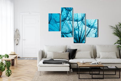 Ljuddämpande tavla - A close-up of a 3d dandelion