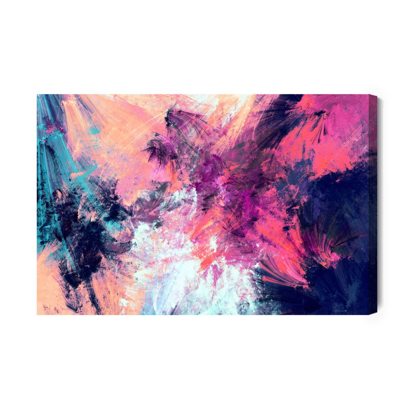 Ljuddämpande tavla - Abstract paint