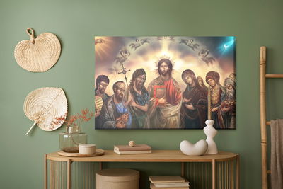Ljuddämpande tavla - Jesus christ surrounded