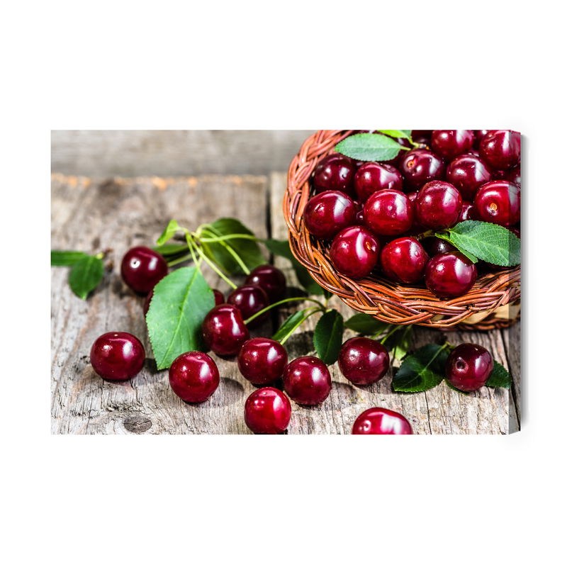 Ljuddämpande tavla - Cherries in the basket