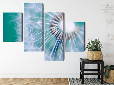 Ljuddämpande tavla - Dandelion on a macro scale