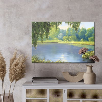 Ljuddämpande tavla - A forest overlooking