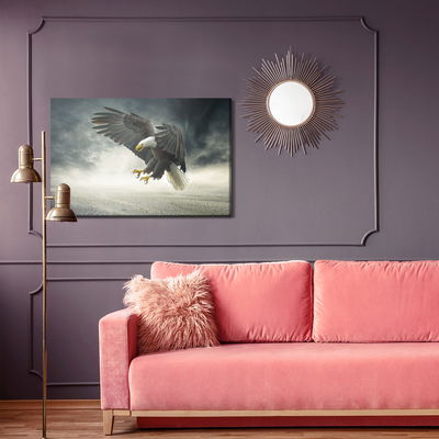 Ljuddämpande tavla - The eagle during the storm