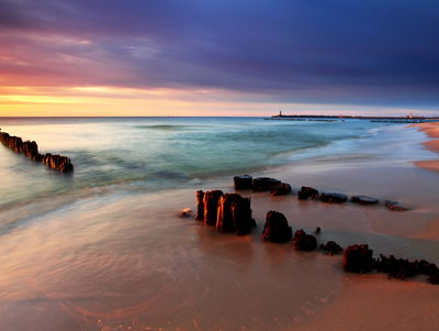 Ljuddämpande tavla - Sunrise over the baltic sea