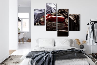 Ljuddämpande tavla - Italian retro car covered