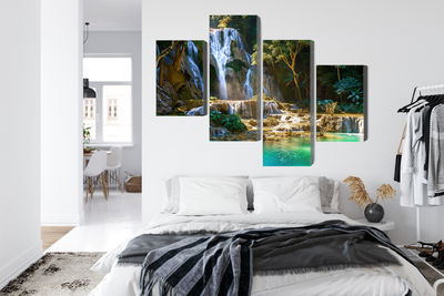 Ljuddämpande tavla - Kuang si waterfall