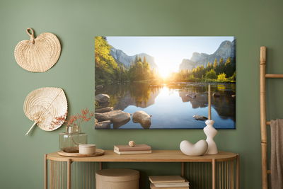 Ljuddämpande tavla - Sunrise in the yosemite