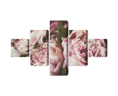 Ljuddämpande tavla - Delicate vintage peony