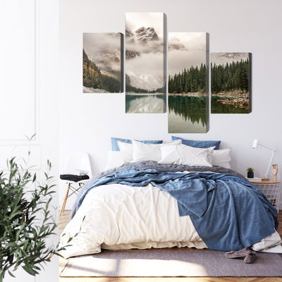 Ljuddämpande tavla - Moraine Lake in banff