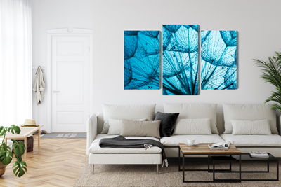 Ljuddämpande tavla - A close-up of a 3d dandelion