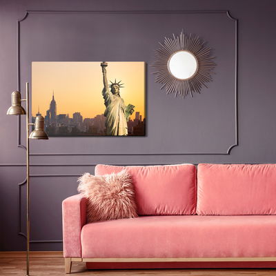 Ljuddämpande tavla - The statue of liberty, new