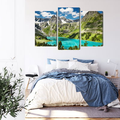 Ljuddämpande tavla - Crystalline lake