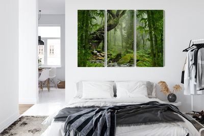 Ljuddämpande tavla - The green of the rain forest