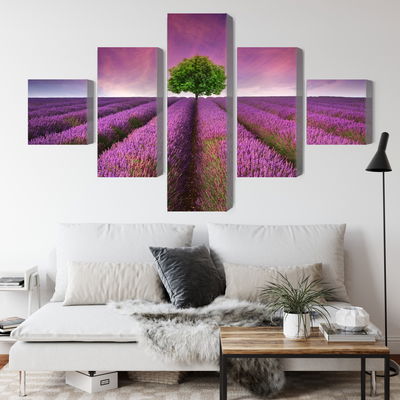 Ljuddämpande tavla - A tree in the middle of a 3d