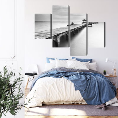 Ljuddämpande tavla - Wooden pier