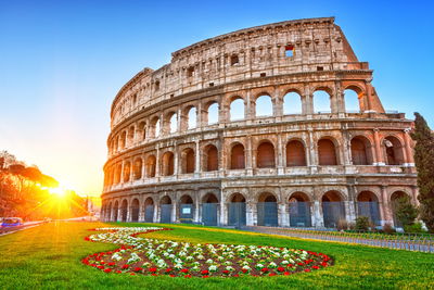 Ljuddämpande tavla - The Colosseum at sunrise 3d