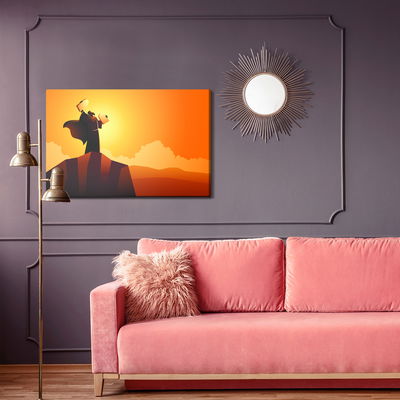 Ljuddämpande tavla - Moses and the ten