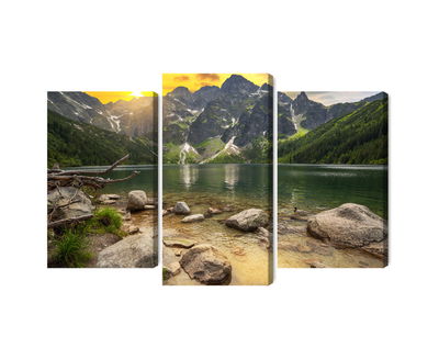 Ljuddämpande tavla - Morskie oko in tatra