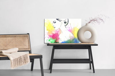 Ljuddämpande tavla - Portrait of a woman