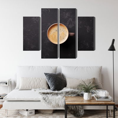 Ljuddämpande tavla - A cup of fresh coffee