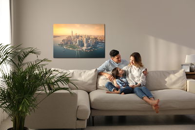 Ljuddämpande tavla - Manhattan panorama