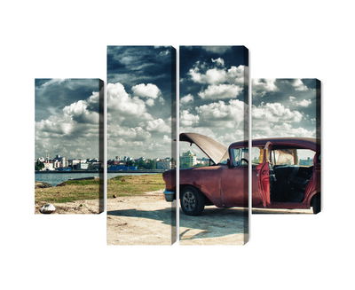 Ljuddämpande tavla - Panoramic view of havana