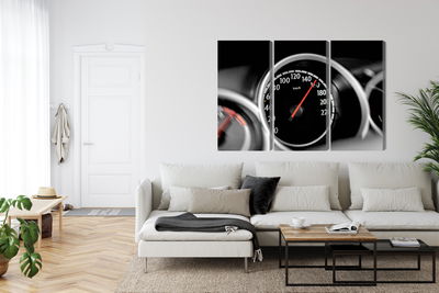 Ljuddämpande tavla - Car speedometer