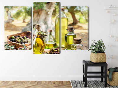 Ljuddämpande tavla - Oil bottles