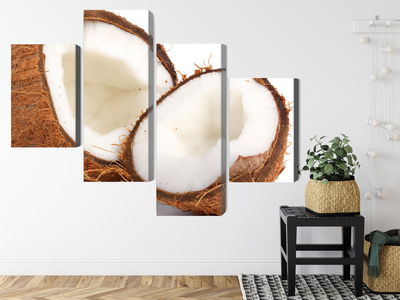 Ljuddämpande tavla - Coconut halves