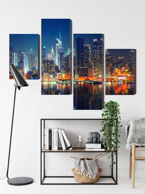 Ljuddämpande tavla - Panoramic view of manhattan