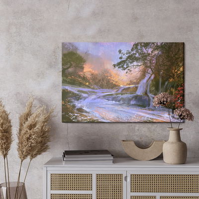 Ljuddämpande tavla - A waterfall as painted