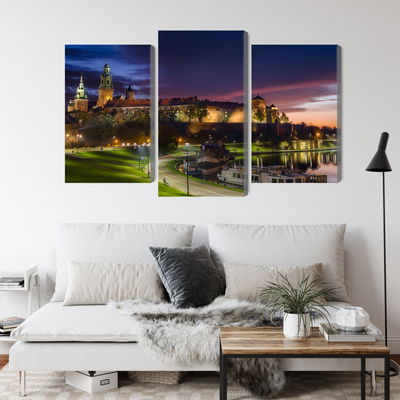 Ljuddämpande tavla - Wawel royal castle at sunrise