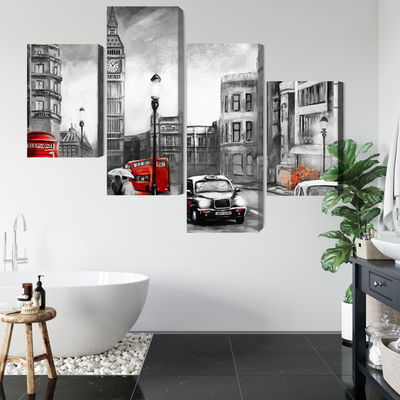 Ljuddämpande tavla - London street view