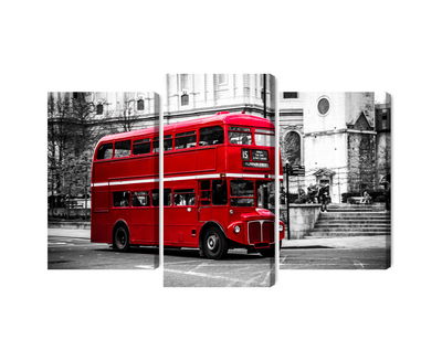 Ljuddämpande tavla - A double decker bus in London