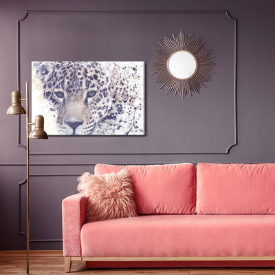 Ljuddämpande tavla - Majestic leopard